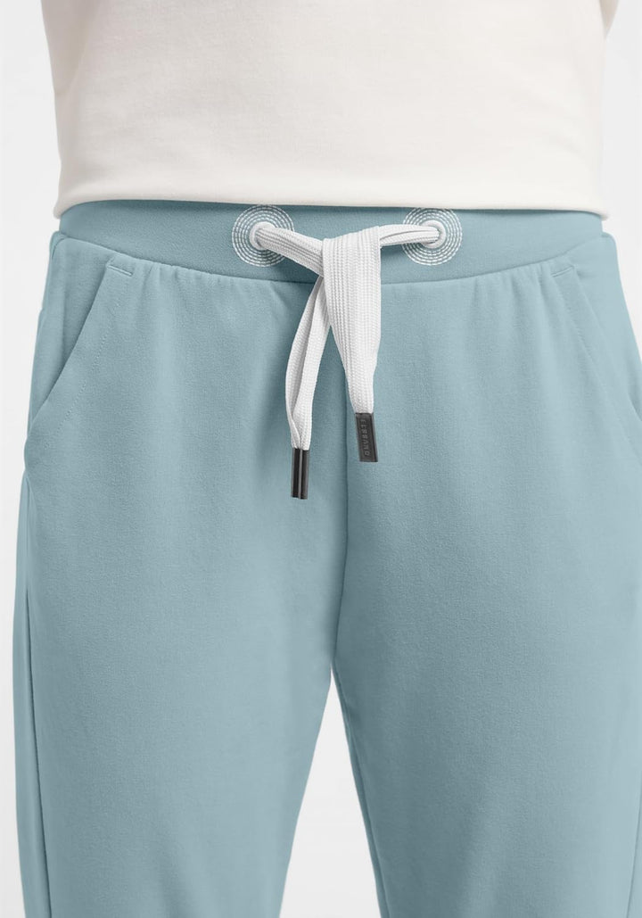 Elbsand Brinja Damen 7/8 Hose, Sweathose, gerade Schnittform S Blue Shadow, S Blue Shadow