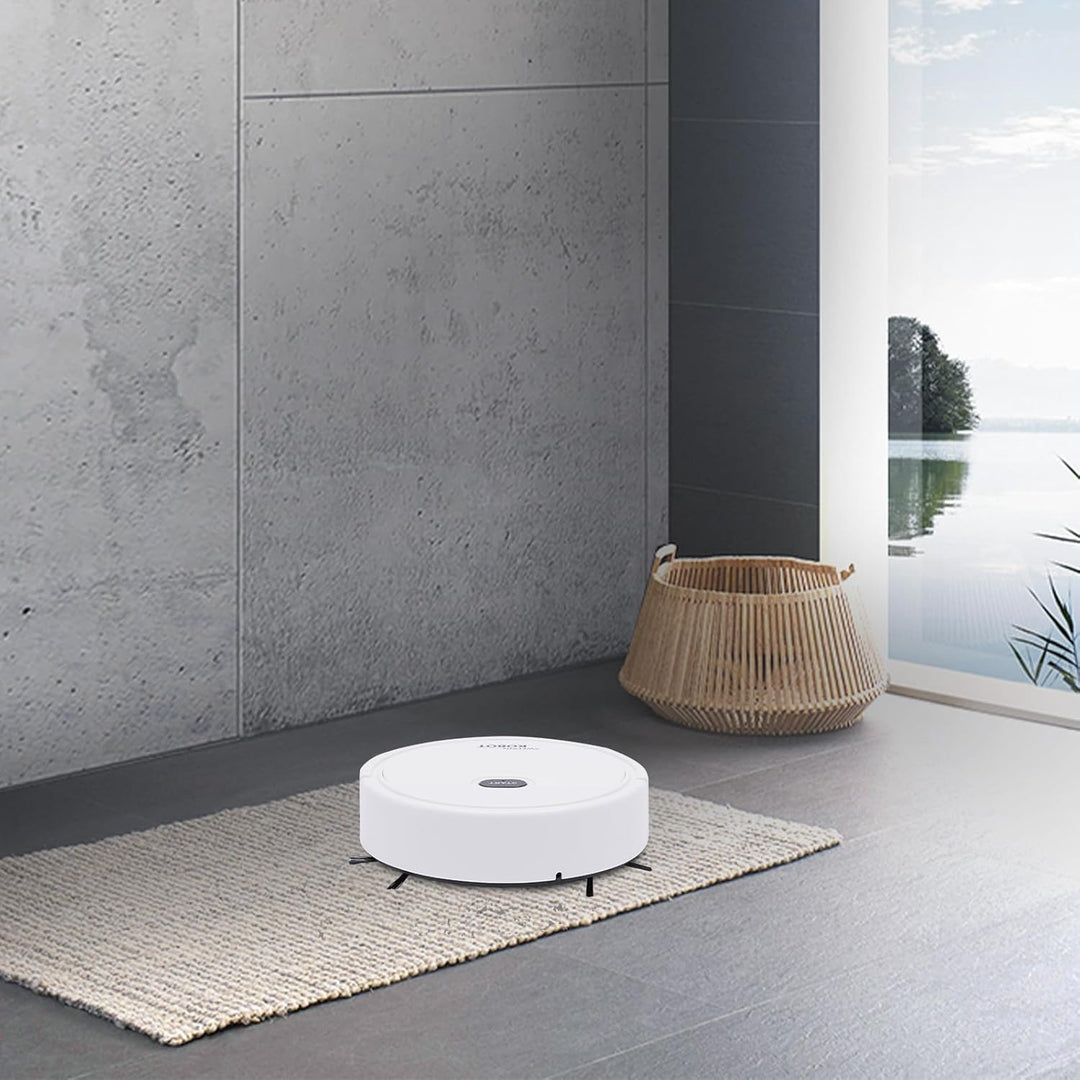 Saugroboter Mit Wischfunktion Absaugstation,Staubsauger Roboter Kehrroboter 500pa,Ideal für Tierhaar