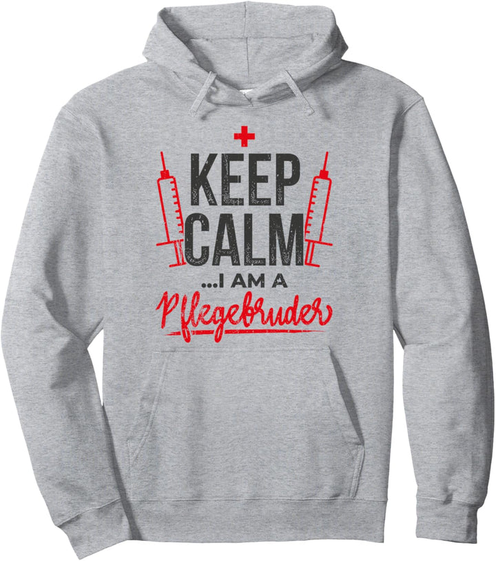Pflegebruder Pfleger und Krankenpfleger Geschenk Spruch Pullover Hoodie