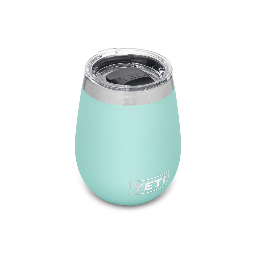 YETI Rambler Weinglas, vakuumisoliert, Edelstahl, mit MagSlider-Deckel, 284 ml, Seafoam Meeresschaum