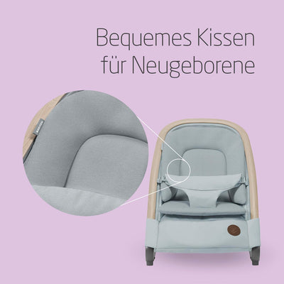 Maxi-Cosi Kori 2-in-1-Babywippe mit Spielzeugbogen, 0–2 Jahre, bis zu 15 kg, Baby Bouncer, 3 mit ein
