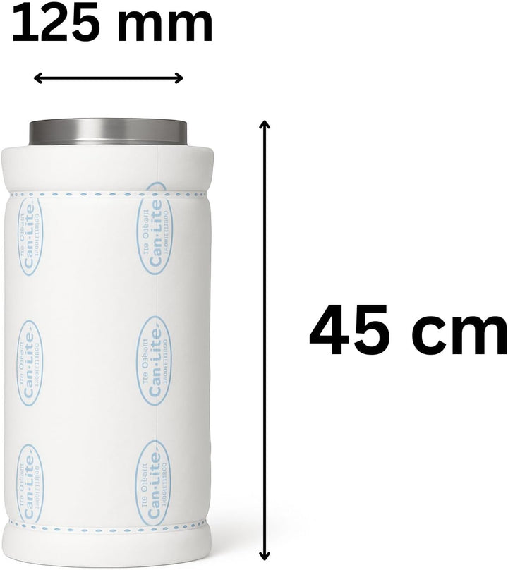 Can-Lite Weedness Aktivkohlefilter Grow 300 m³ - AKF Rohrlüfter Anbau Indoor Belüftung Geruchsfilter