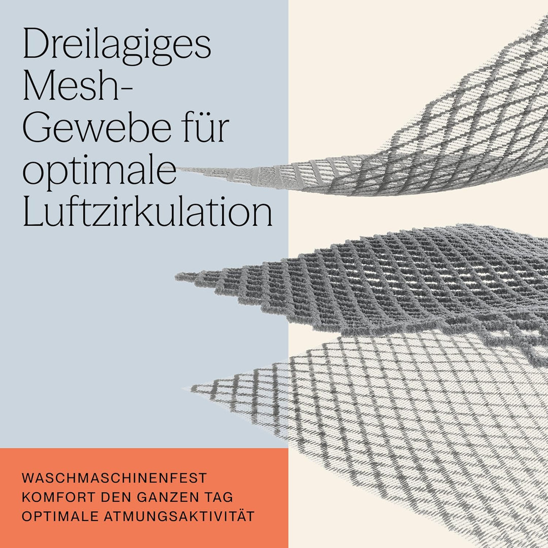 Ergobaby Babytrage für Neugeborene bis zum Kleinkind, 4-Positionen Omni 360 Cool Air Mesh Pearl Grey