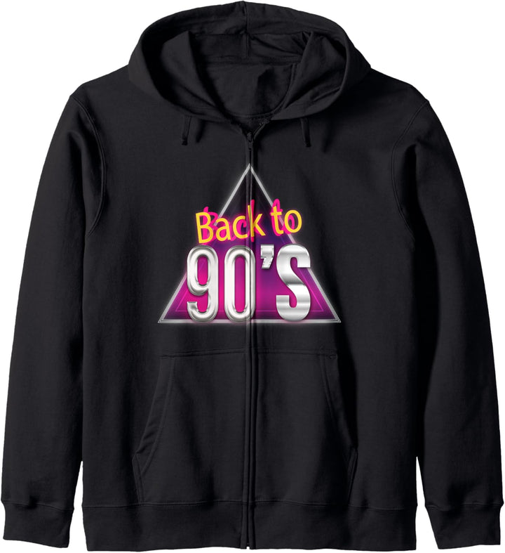 Back to the 90's - 90er Jahre Shirt für 90s Retro, Party Kapuzenjacke