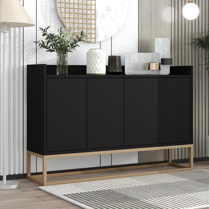 Aufbewahrungsschrank mit Tür, Kleiderschrank mit Regal Sideboard, Esszimmer, Garderobe, Wohnzimmer,
