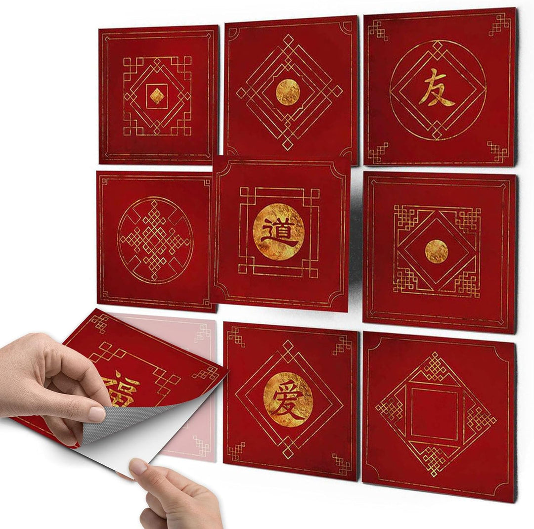 Fliesenfolie I Fliesen-Aufkleber für Küche u. Badfliesen I Fliesenspiegel und Küchenrückwand verschö