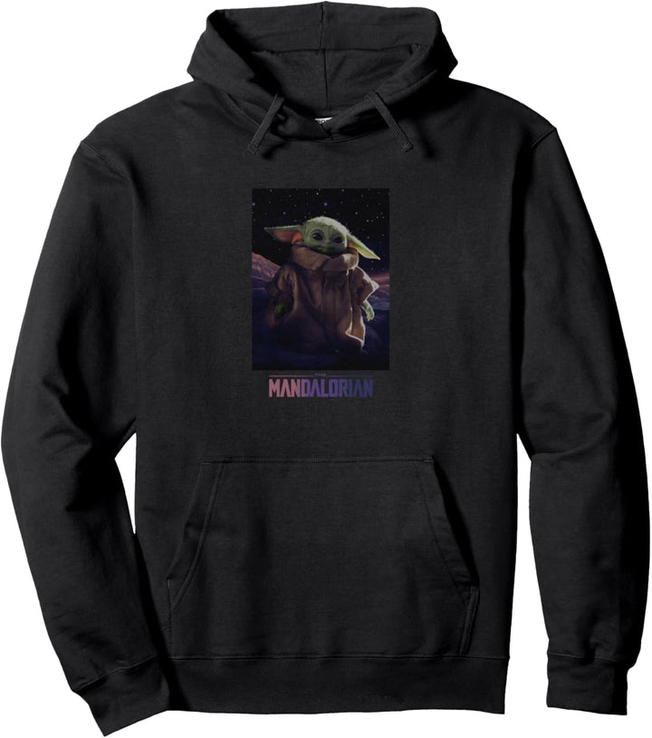 Star Wars: The Mandalorian The Child Starry Night Sky Pullover Hoodie