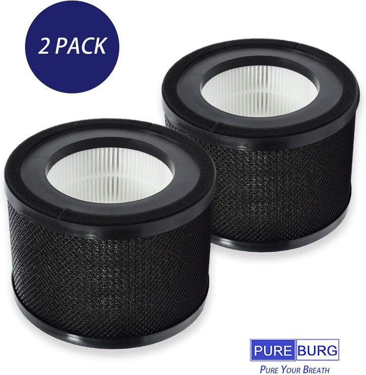 PUREBURG AP001 Ersatzfilter Kompatibel mit HERILIOS HS-AP001 & TaoTronics TT-AP001 Luftreiniger,H13