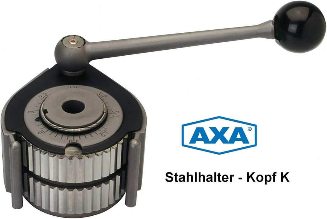 AXA System MULTIFIX Schnellwechsel-Stahlhalter-Set K11 (= Multifix A) = 1 Stahlhalterkopf + 4 Drehst