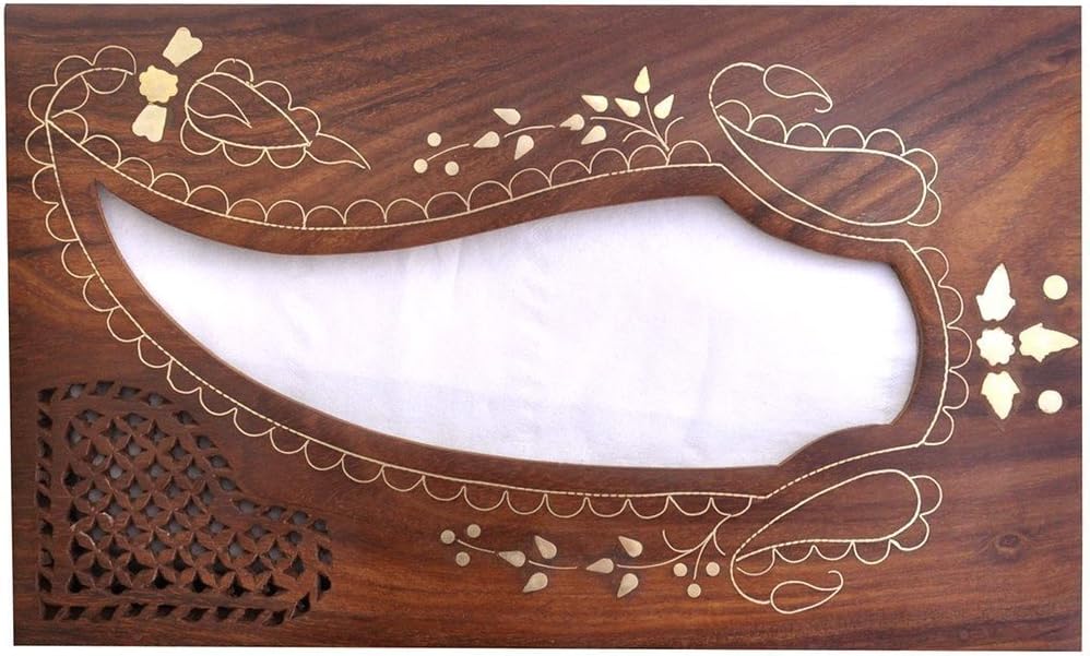 Geschenk für Weihnachten oder Geburtstag an Ihre Lieben Rechteckige Holz Boutique Tissue Box Cover D