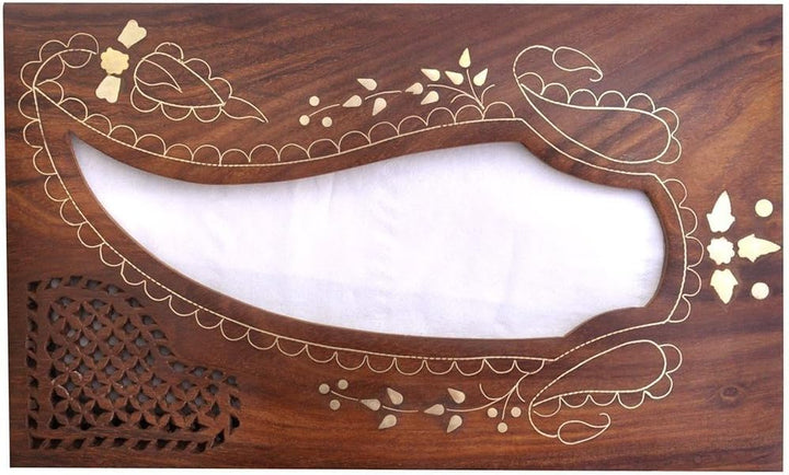 Geschenk für Weihnachten oder Geburtstag an Ihre Lieben Rechteckige Holz Boutique Tissue Box Cover D