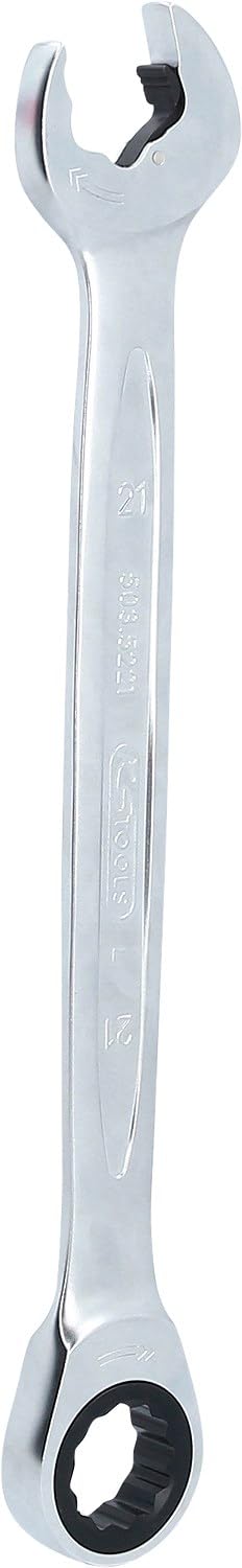 KS Tools KS 504 Tools 503.5221 DUO GEARplus Ringmaulschlüssel,Maul-Ratschenfunktion 21mm, 21mm