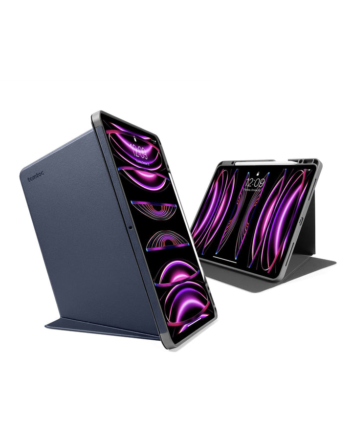 tomtoc Vertikale Hülle Case für 12,9-Zoll iPad Pro 6./5. Gen (M2&amp;M1) 2022-2021, Schutzhülle mit iPad