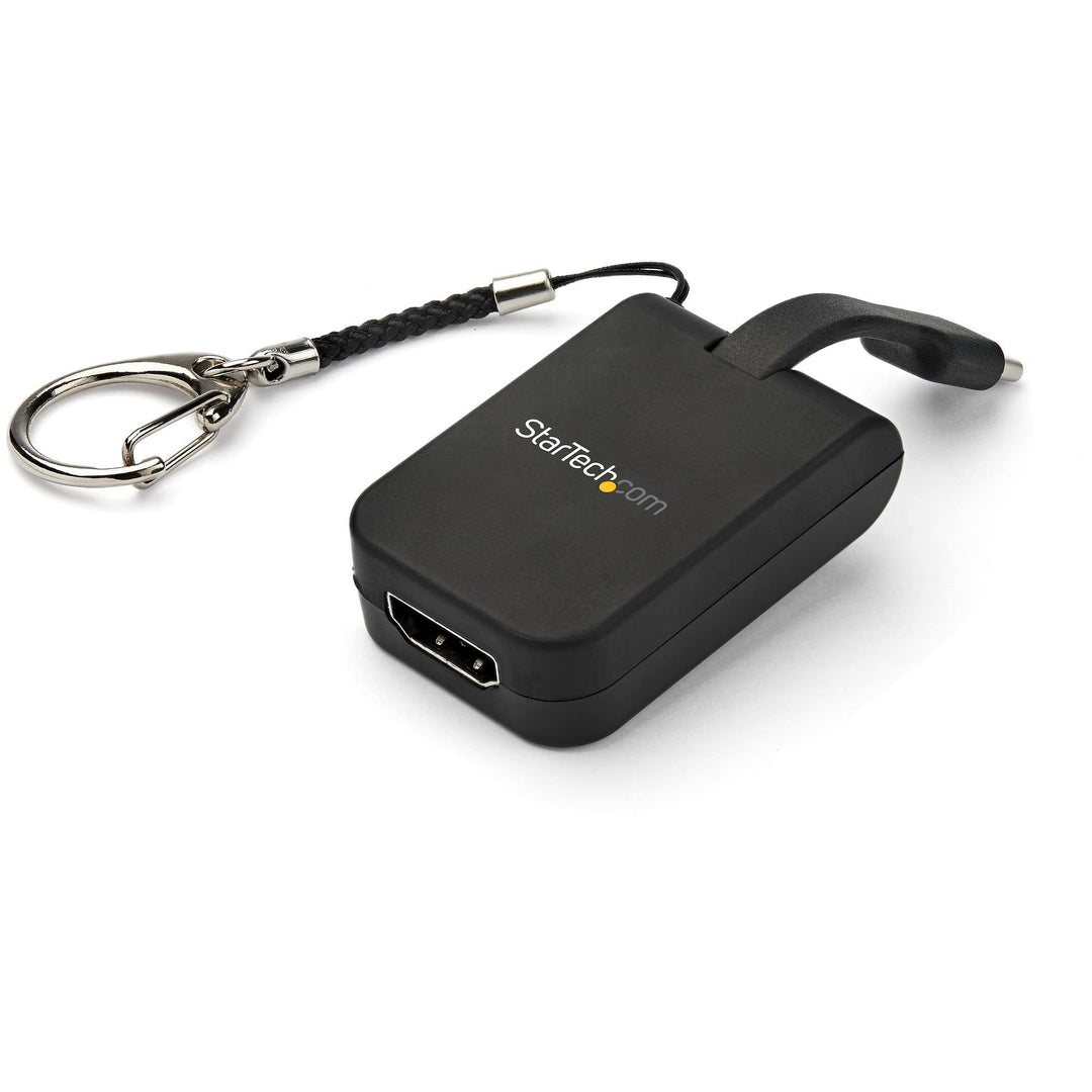 StarTech.com USB-C auf HDMI Adapter (4K 30Hz, handlich, USB 3.1 Typ-C-Videokonverter, mit Flex-Kabel