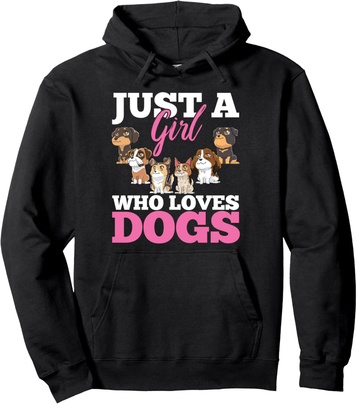 Rottweiler Hunde Kawaii Pullover Hoodie