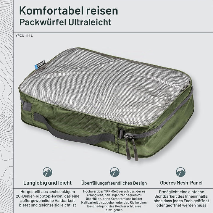 Cocoon Packing Cube Ultralight Grösse L olive green Olive Green Gross, Olive Green Gross