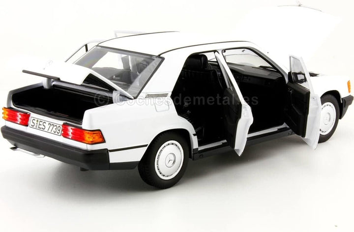 Norev Mercedes 190 E W201 1984 weiss Modellauto 1:18