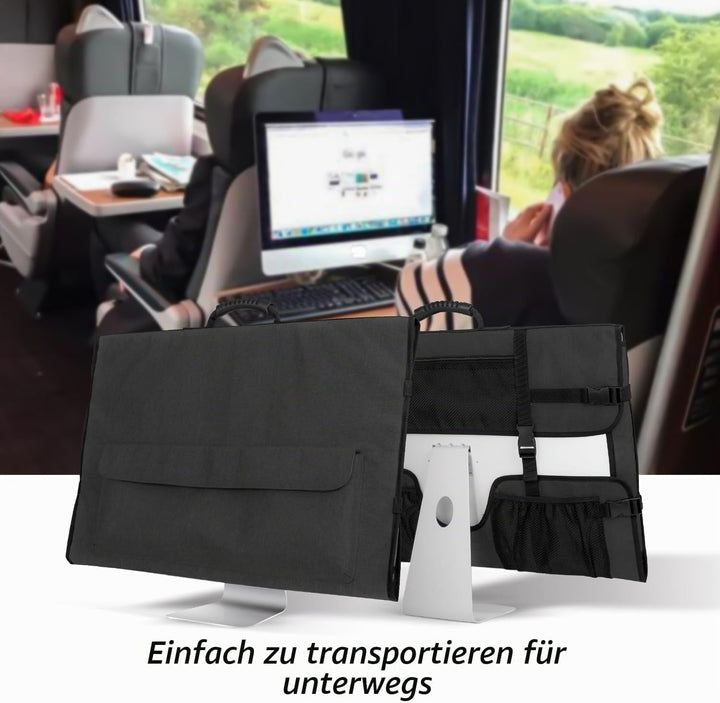 CURMIO Tragetasche für Apple 27" iMac, Schutzhülle für Apple IMAC 27 Zoll Display, Reisetasche mit G