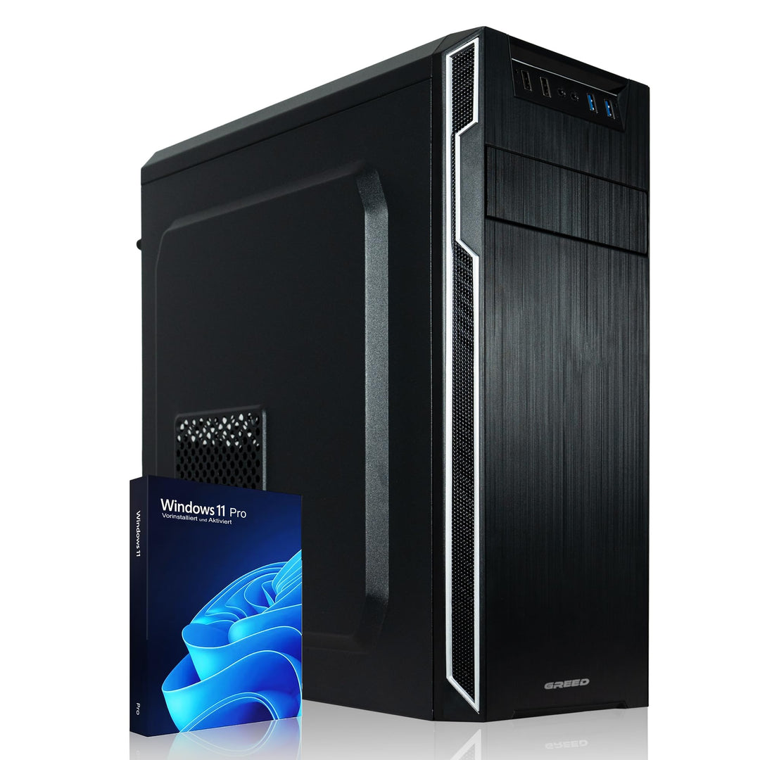 GREED® Multimedia 7 PC mit Intel Core i7 4790 - Schneller Rechner + Computer für Büro &amp; Home Office
