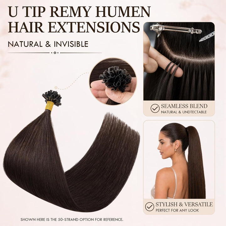 Rich Choices U Tip Bonding Haarverlängerung Echthaar Extensions keratin bondings Extensions Echthaar