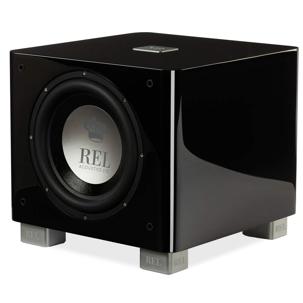 REL Acoustics T/9x Subwoofer, 25,4 cm (10 Zoll) Front-Firing Driver, Pfeil Wireless Port, Hochglanz
