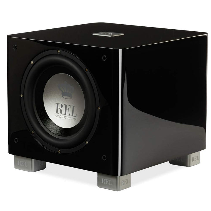 REL Acoustics T/9x Subwoofer, 25,4 cm (10 Zoll) Front-Firing Driver, Pfeil Wireless Port, Hochglanz