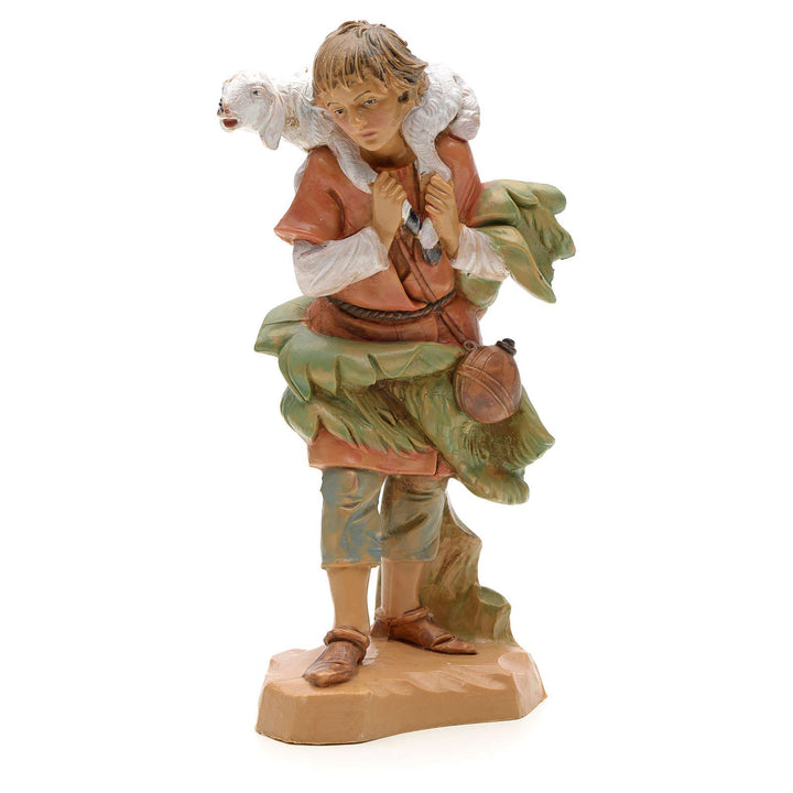 Holyart Figur Hirte mit Schaf auf den Schultern 12 cm Fontanini
