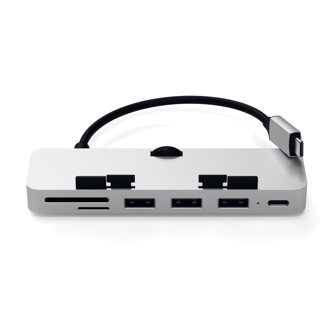 SATECHI USB-C Klemm-Hub für iMac, Silber 2017/2019/2020 iMac Silber, 2017/2019/2020 iMac Silber