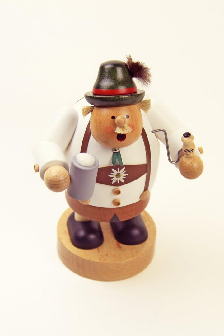 KWO Olbernhau Räuchermann Bayer, 20 cm, Mehrfarbig