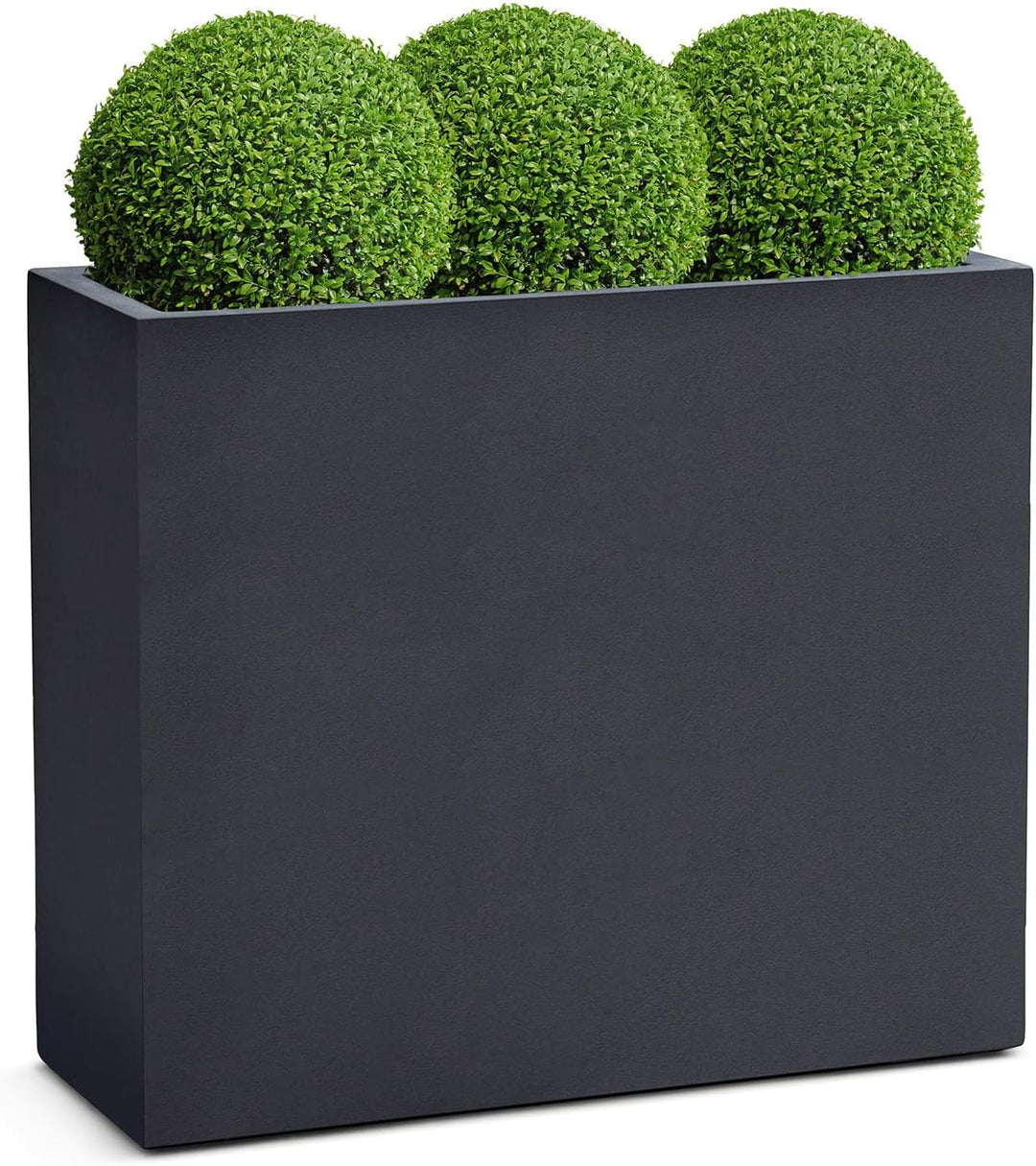 ESCHBACH® Pflanzkübel HIGH Box 80 Anthrazit Schwarz Raumteiler XL * 80 x 30 x 68 cm * 10 Jahre Garan