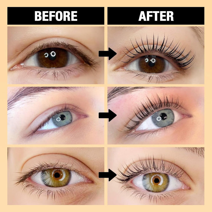 Lomansa Wimpernlifting Set, Lash Lifting Set, 10 Anwendungssäckchen für Wimpernlift und Augenbrauen
