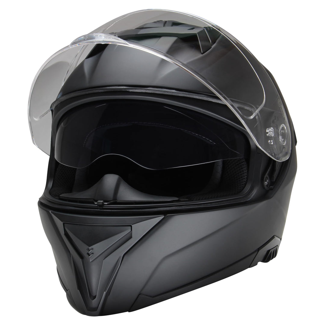 Motorradhelm Integralhelm CMX Blacky schwarz matt in Grösse XL