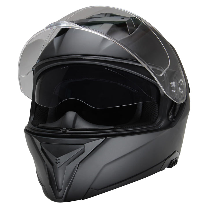 Motorradhelm Integralhelm CMX Blacky schwarz matt in Grösse XL
