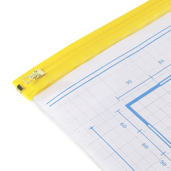 Planschutztaschen A1 mit Gleitverschluss im 10er Set, wetterfeste, schmutzabweisende und transparent
