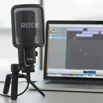 Rode Microphones NT-USB USB-Mikrofonset in Studio-Qualität, mit Profi-Studio-Mikrofonarm Rode PSA-1