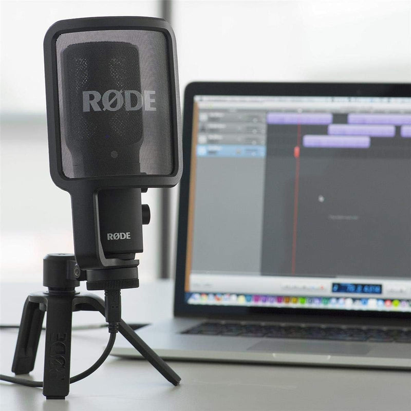 Rode Microphones NT-USB USB-Mikrofonset in Studio-Qualität, mit Profi-Studio-Mikrofonarm Rode PSA-1