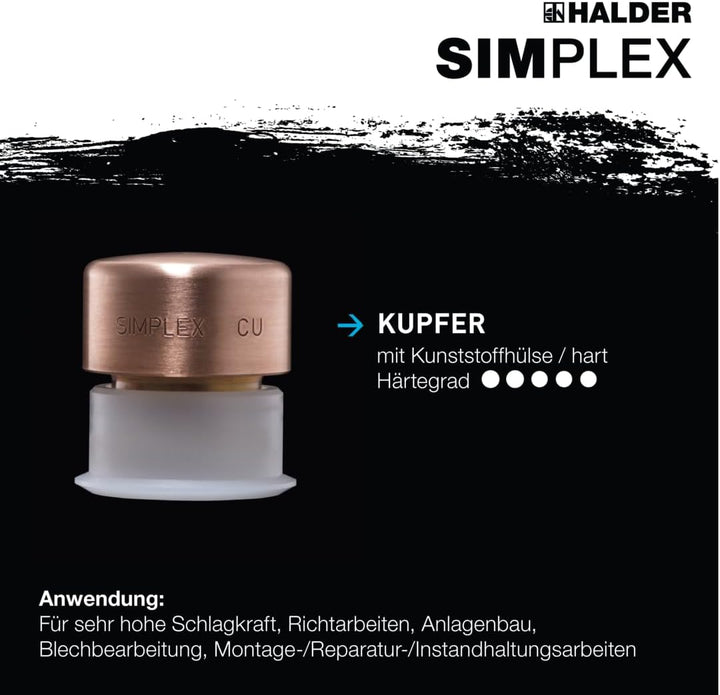 SIMPLEX-Einsatz, Kupfer | D=30 mm | 3804.030 Ø=30 mm, Ø=30 mm