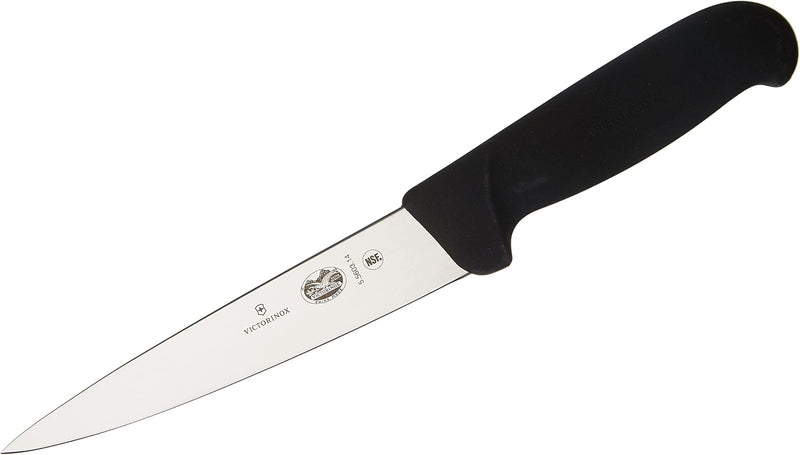 Victorinox Fibrox Kochmesser, Stechmesser, Extra Scharfe Klinge, Rostfreier Stahl, Spülmaschinengeei
