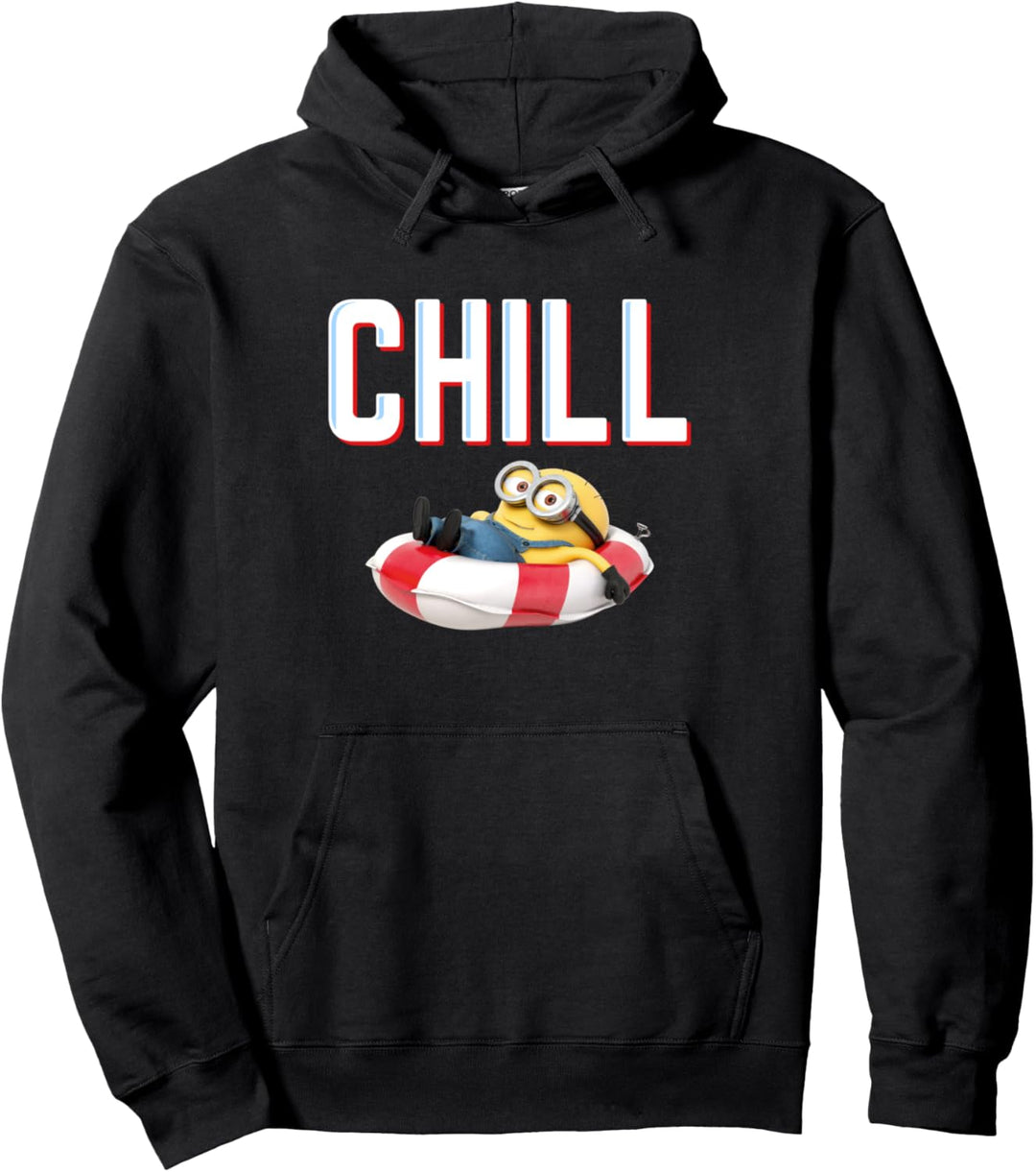 Despicable Me Minions Carl Inner Tub Just Chilling Pullover Hoodie