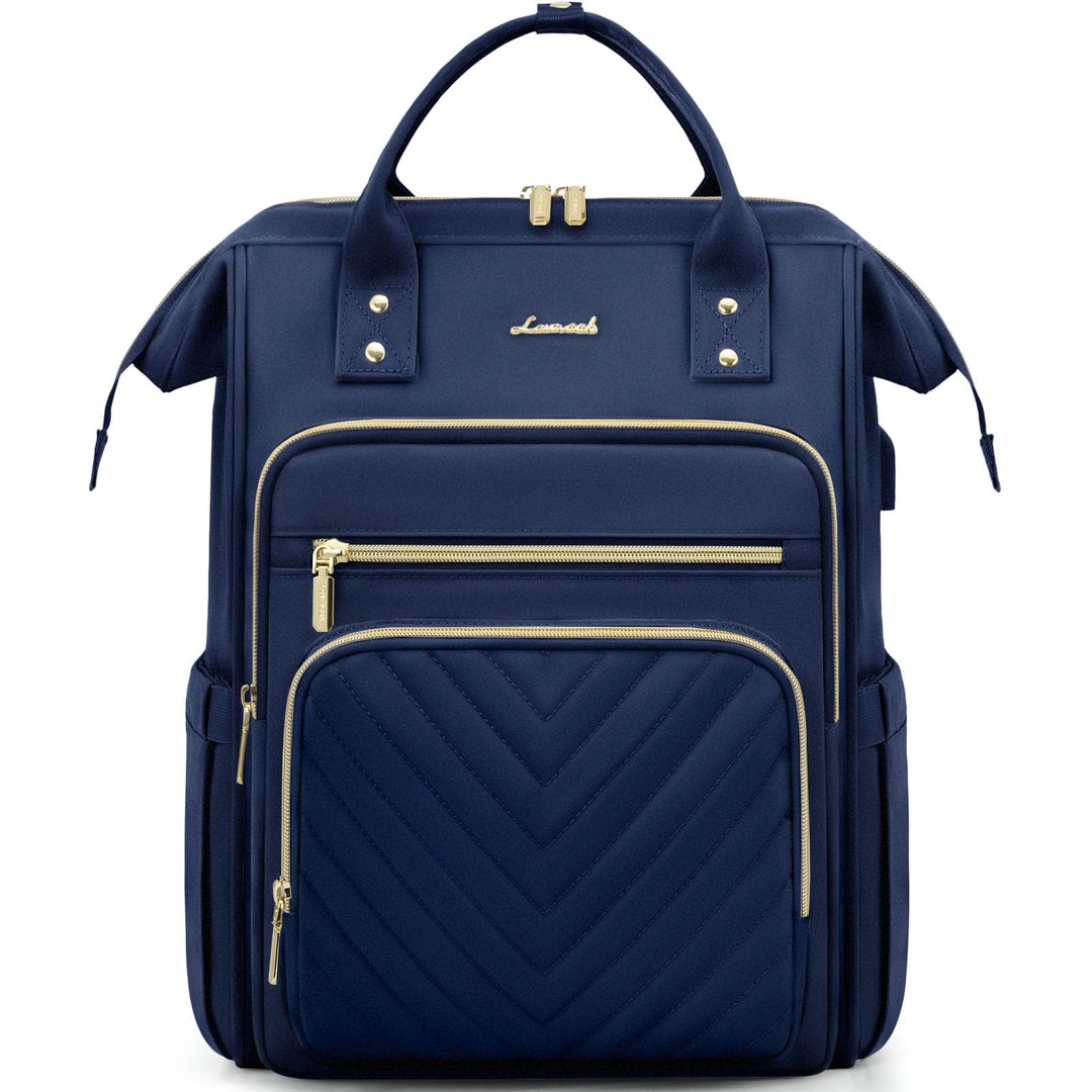 LOVEVOOK Rucksack Damen 15,6 Zoll, Wasserdicht Schulrucksack Mädchen mit Laptopfach, Elegant Arbeits