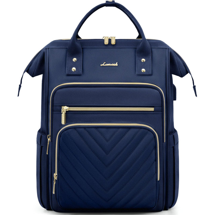LOVEVOOK Rucksack Damen 15,6 Zoll, Wasserdicht Schulrucksack Mädchen mit Laptopfach, Elegant Arbeits
