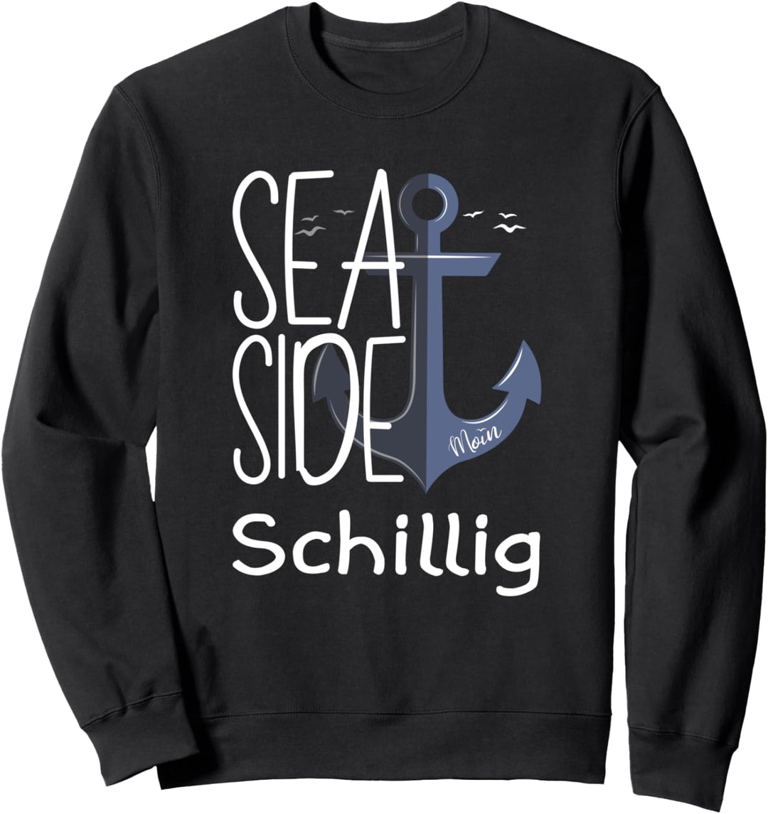 Schillig Insel Camping Strand Urlaub Nordseeküste Anker Sweatshirt