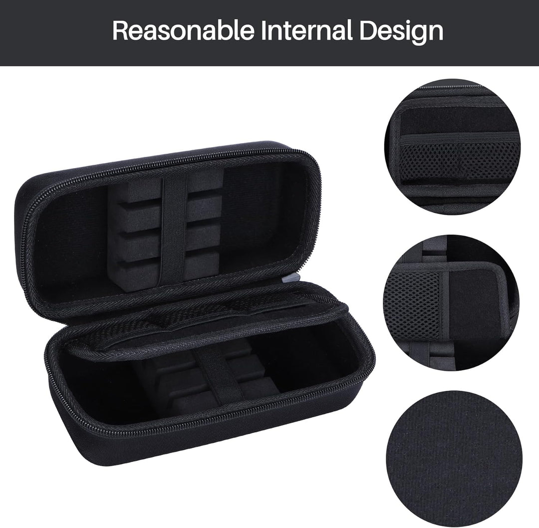 Hart Hülle Dartpfeile Etui für 6 Stück Steeldarts oder weiche Spitze Darts,eingebaute Speicher Rohre