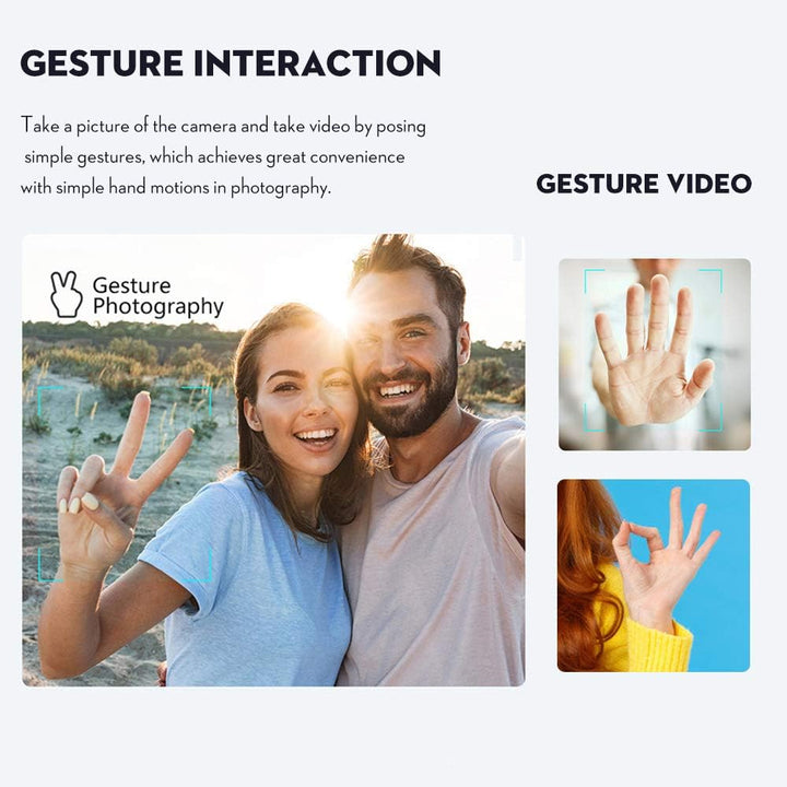 Drohne mit Kamera, 4K-Kamera, Track-Flug, Schwerkraftsensor, Geste, Foto, Video, Höhenhaltung, Headl