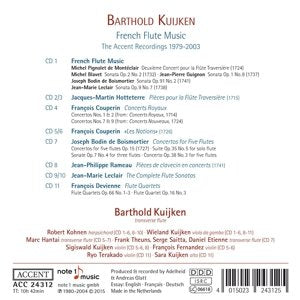 Barthold Kuijken - Französische Flötenmusik Die ACCENT-Aufnahmen 1979-2003, Audio-CD