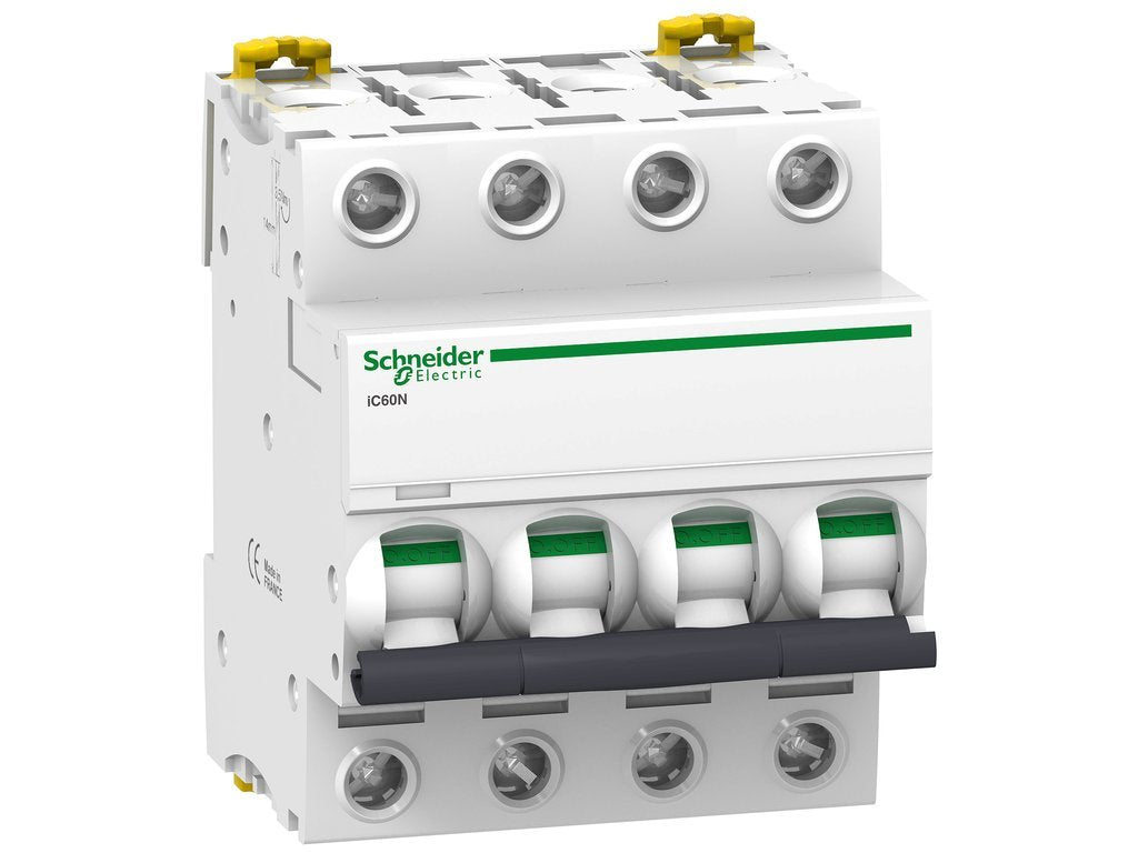Schneider Electric A9F74101 Thermo-Magnetischer Sicherungsautomat iC60N, 1P, 1 A, C Kurve (Schalter)