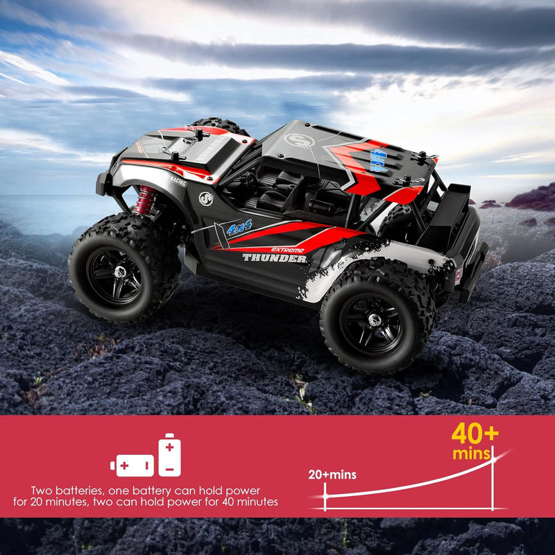 Kotsy RC Offroad Fernbedienungsauto 1:18 Skala rc Auto 50 km/h Offroad Pickup 4WD 2,4 GHz RC Truck H