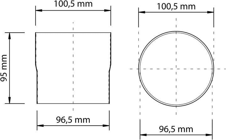 Florantia Wasserverteiler Wasserweiche Zink DN 100 inkl. Adapter