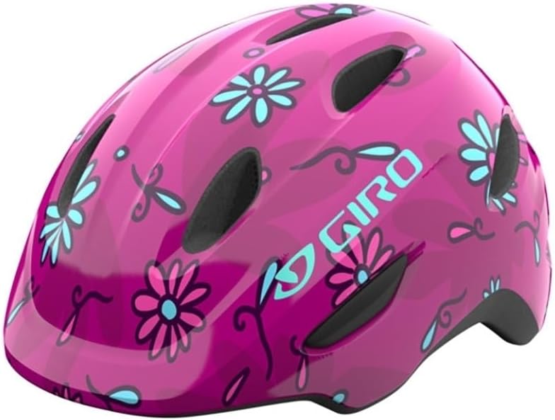 Giro Unisex Jugend Scamp Fahrradhelme XS Pink Street Sugar Daisies 22, XS Pink Street Sugar Daisies