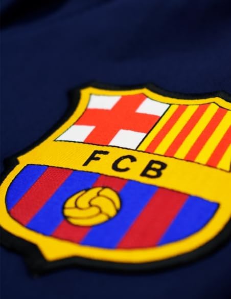FC Barcelona Plus Sport Jacke Nr. 1 Navy mit Lizenz für Erwachsene, Grösse M